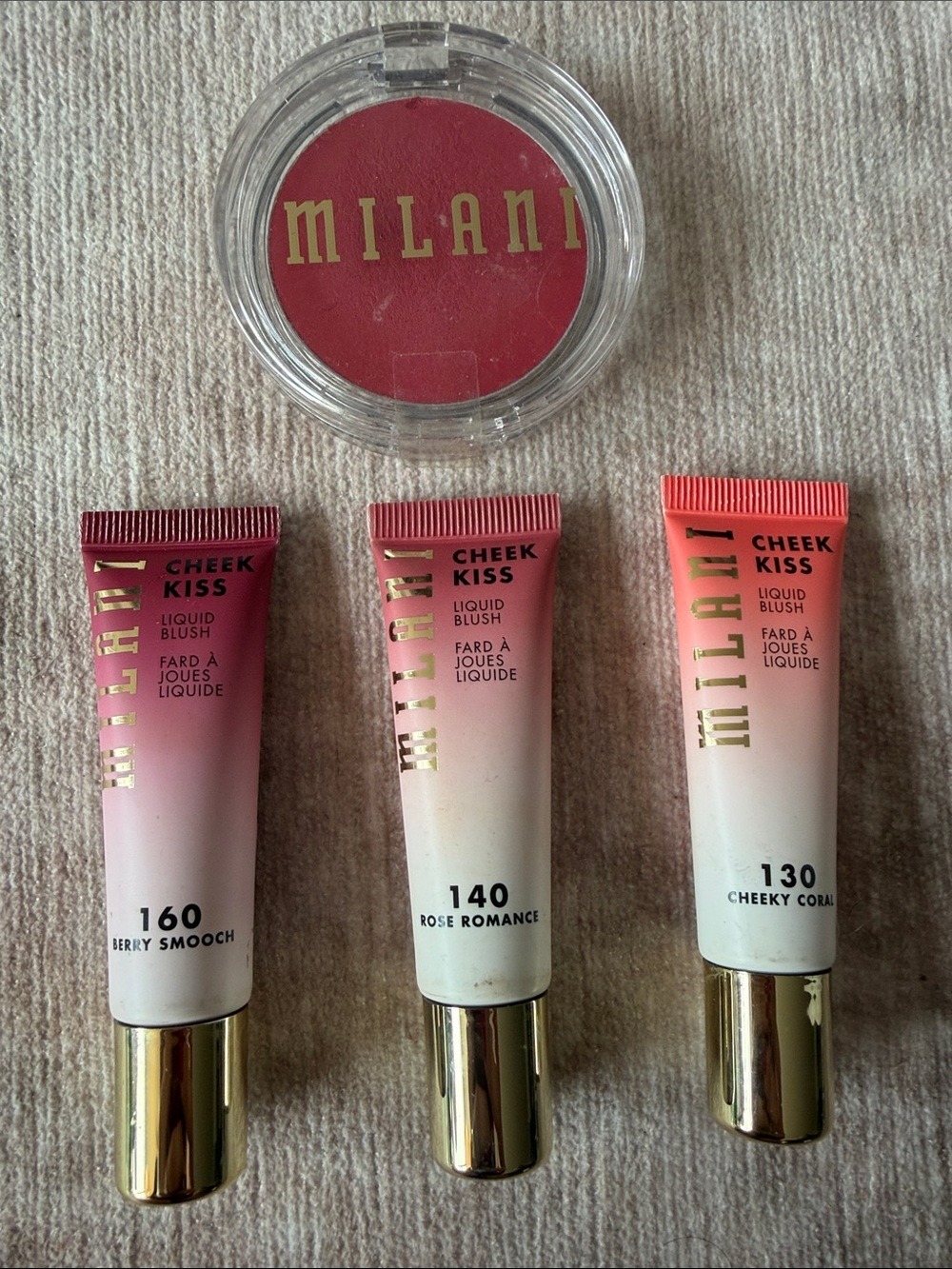Milani Cheek Kiss Blush bundle